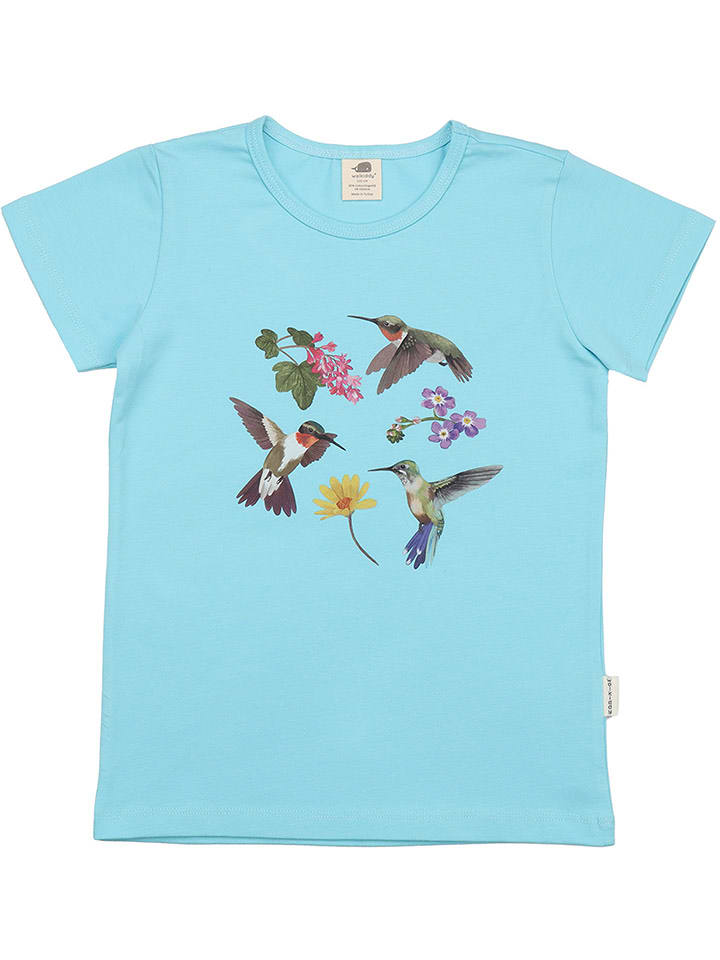 Walkiddy Koszulka w kolorze błękitnym rozmiar: 92