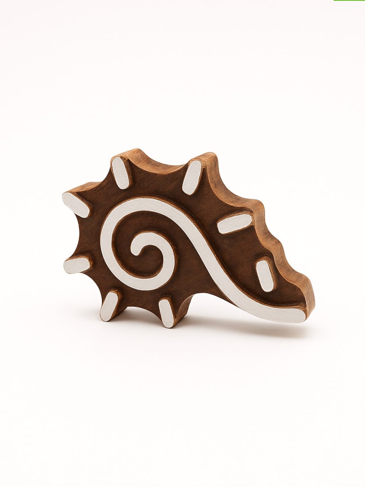 Samimi Stemple (2 szt.) w kolorze jasnobrązowo-białym - 6 x 6 cm rozmiar: onesize