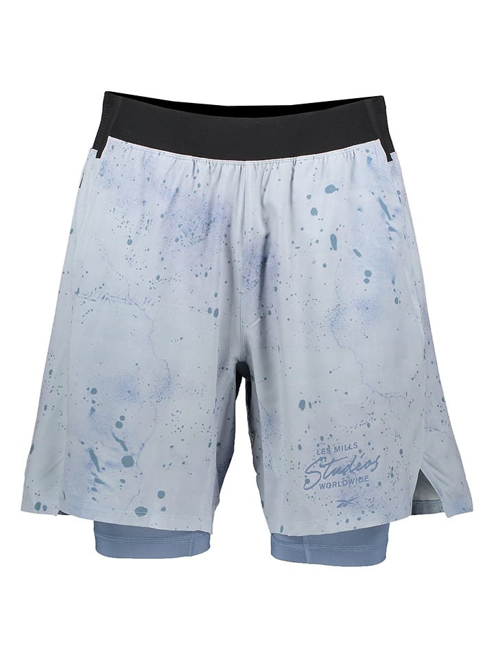 Reebok Szorty funkcyjne "Strength" w kolorze szarym rozmiar: M