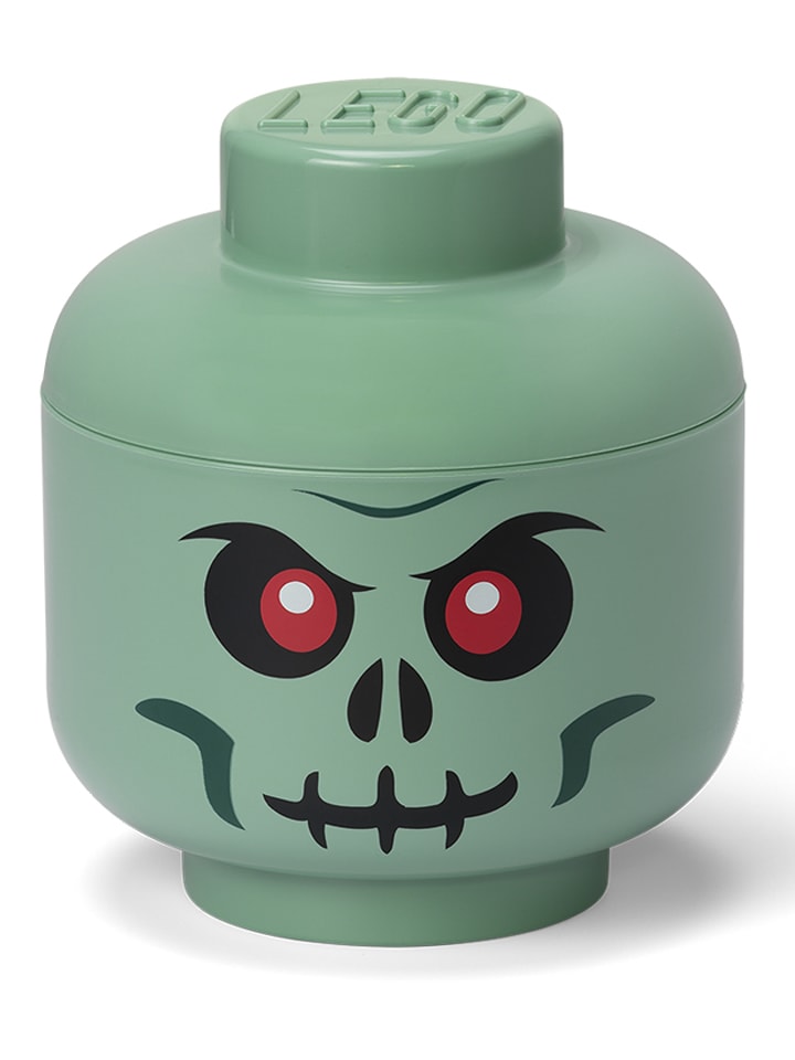LEGO Pojemnik "Skeleton" w kolorze zielonym - wys. 18,5 x Ø 16 cm rozmiar: onesize