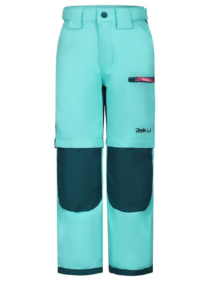 Peek U Spodnie trekkingowe Zipp-Off "Terra" w kolorze turkusowo-granatowym rozmiar: onesize