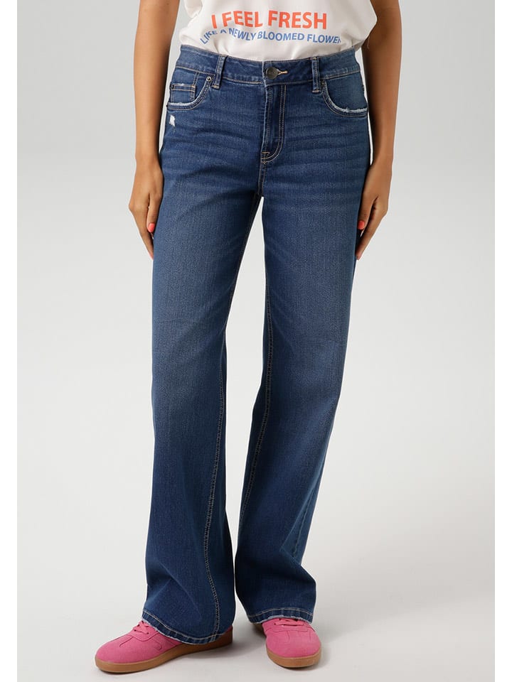 Aniston Dżinsy - Comfort fit - w kolorze granatowym rozmiar: 42