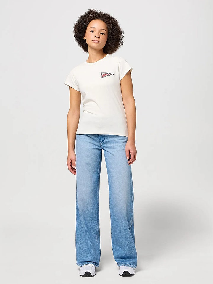 Wrangler Dżinsy "World Wide" - Wide leg - w kolorze błękitnym rozmiar: W29/L30