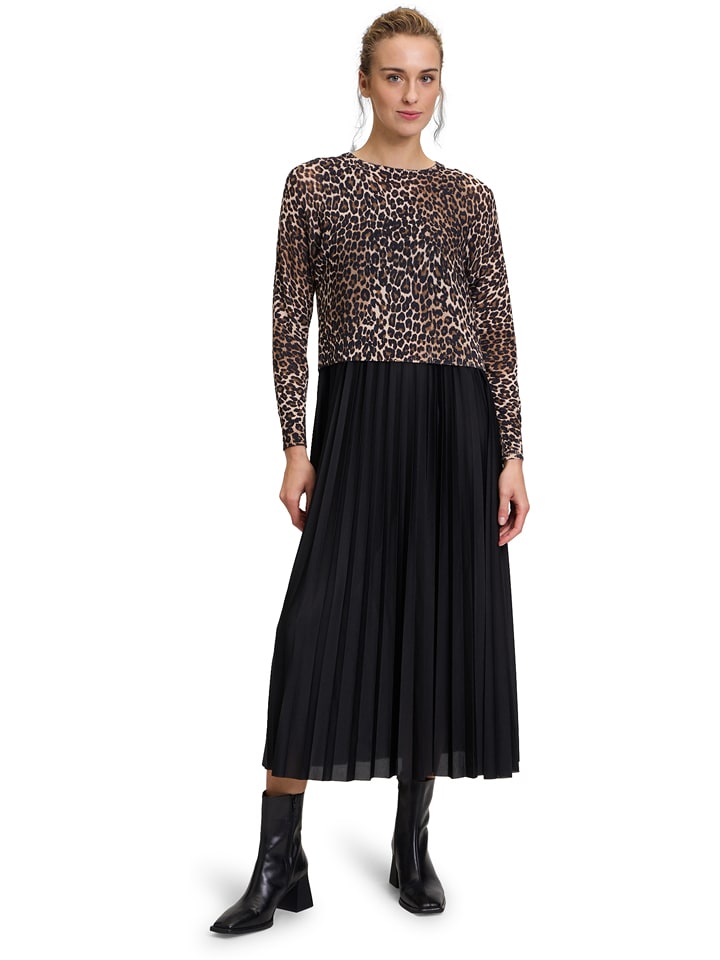 Vera Mont Sukienka w kolorze brązowo-czarnym rozmiar: 38