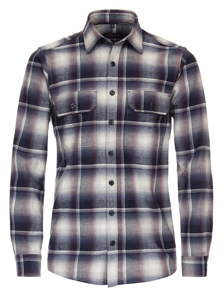 CASAMODA Koszula - Casual fit - w kolorze granatowym rozmiar: XL