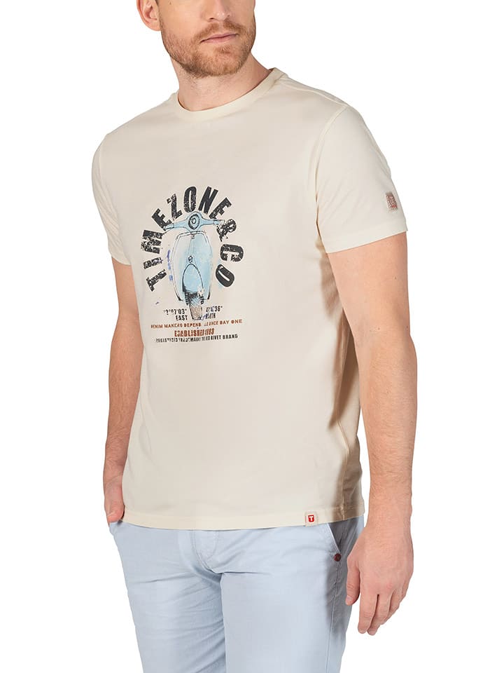 Timezone Koszulka w kolorze beżowym rozmiar: L