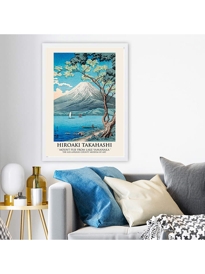 wall addiction Druk artystyczny na drewnie w ramce - 75 x 55 cm rozmiar: onesize