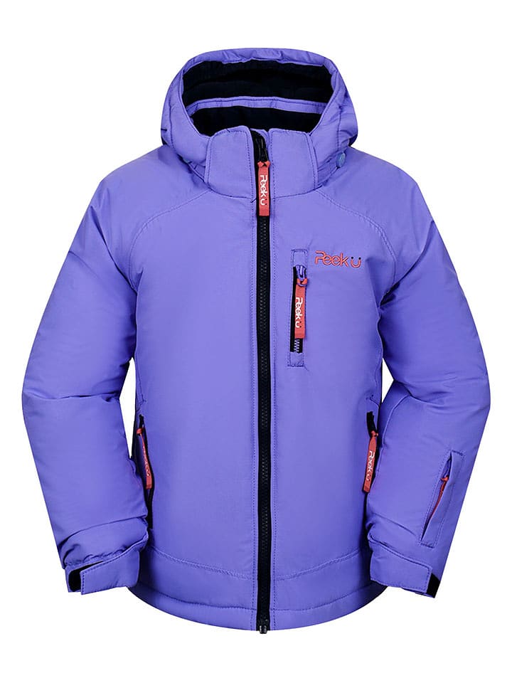 Peek U Kurtka narciarska "Echo" w kolorze fioletowym rozmiar: 128
