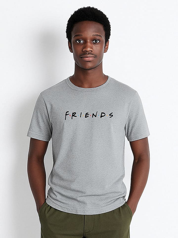 WOOOP Koszulka "Friends" w kolorze szarym rozmiar: L