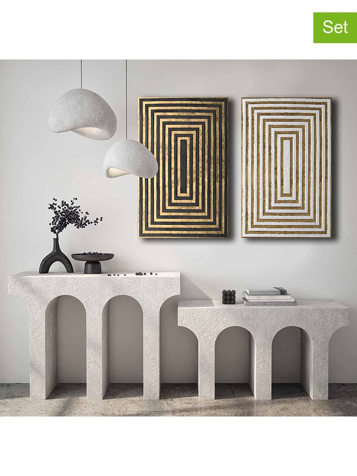 ABERTO DESIGN Druki (2 szt.) na płótnie - 45 x 70 cm rozmiar: onesize