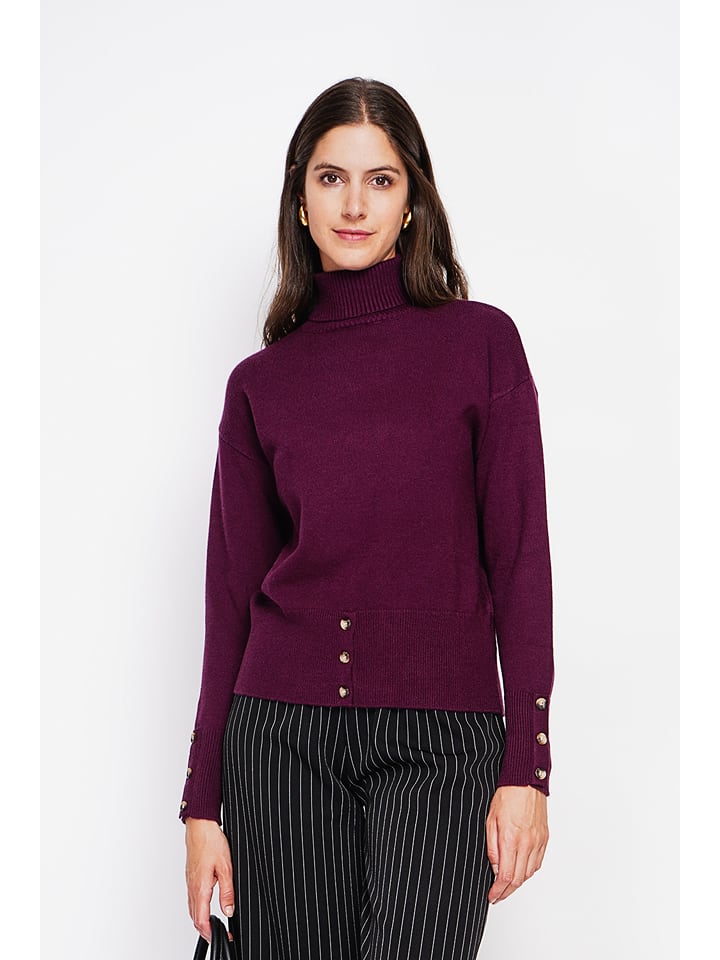 ASSUILI Golf w kolorze fioletowym rozmiar: 36