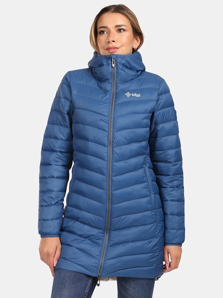 Kilpi Płaszcz pikowany "Leila" w kolorze niebieskim rozmiar: 36