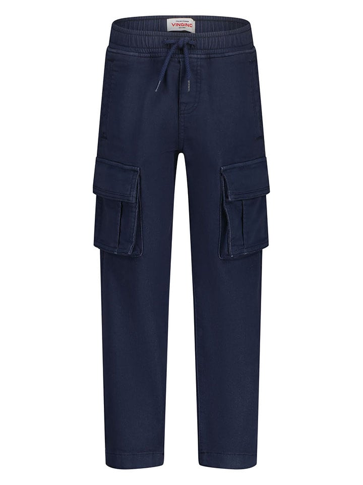 Vingino Bojówki w kolorze granatowym rozmiar: 140