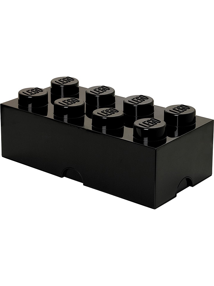 LEGO Pojemnik "Brick 8" w kolorze czarnym - 50 x 18 x 25 cm rozmiar: onesize