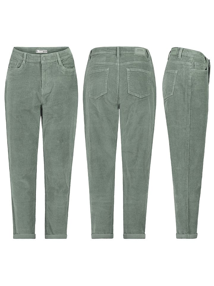 Eight2Nine Spodnie sztruksowe w kolorze miętowym rozmiar: M