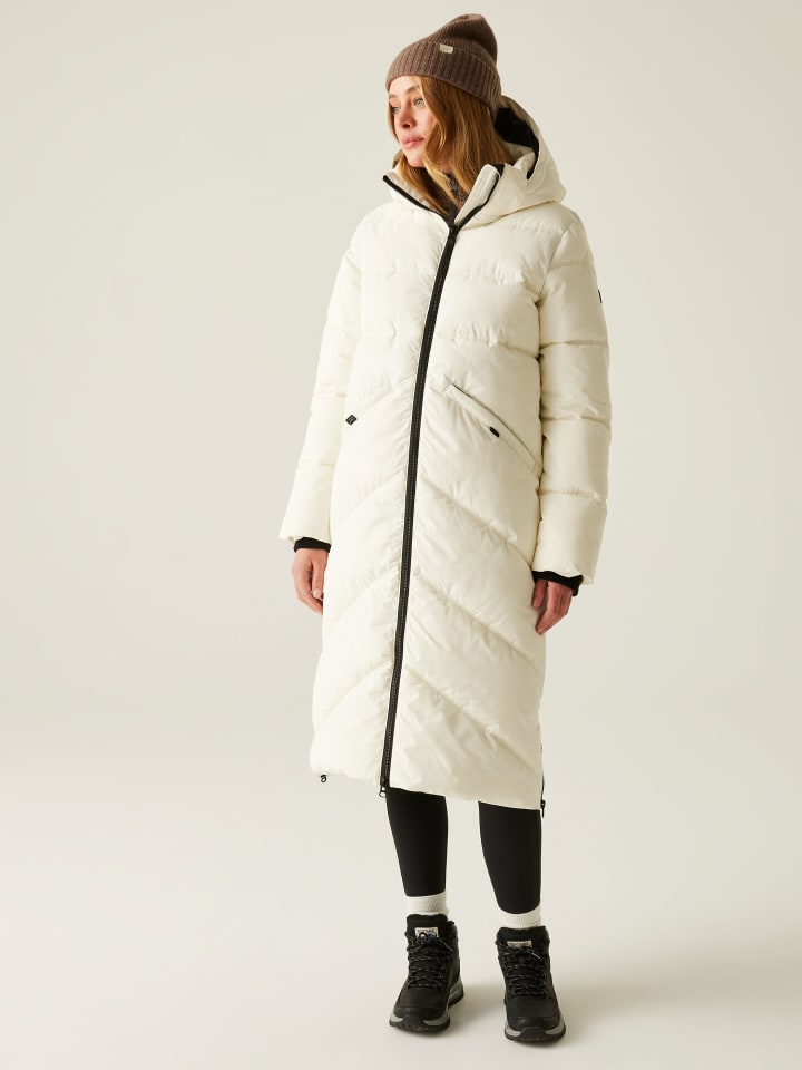 Regatta Płaszcz pikowany "Ujeane" w kolorze kremowym rozmiar: 36