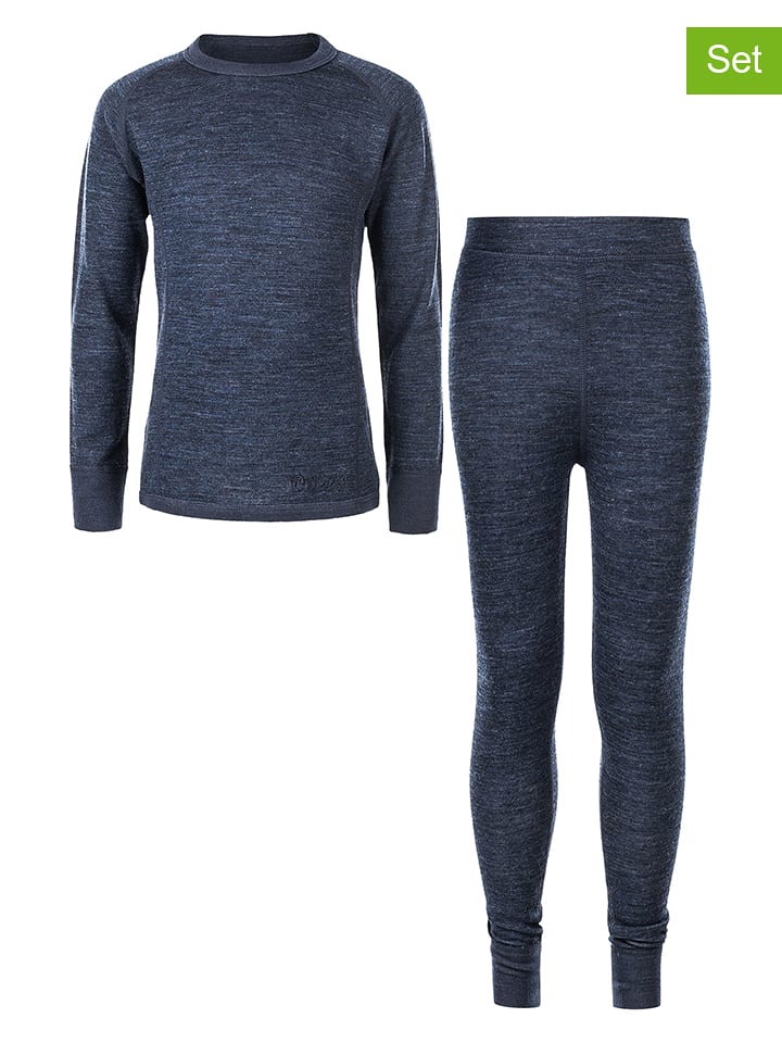 Zigzag 2-częściowy zestaw funkcyjny "Pattanii" w kolorze granatowym rozmiar: 152/158