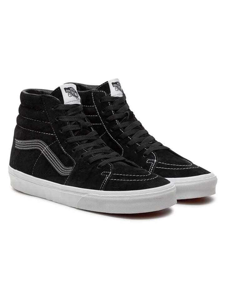 Vans Skórzane sneakersy "Sk8-Hi" w kolorze czarnym rozmiar: 36,5