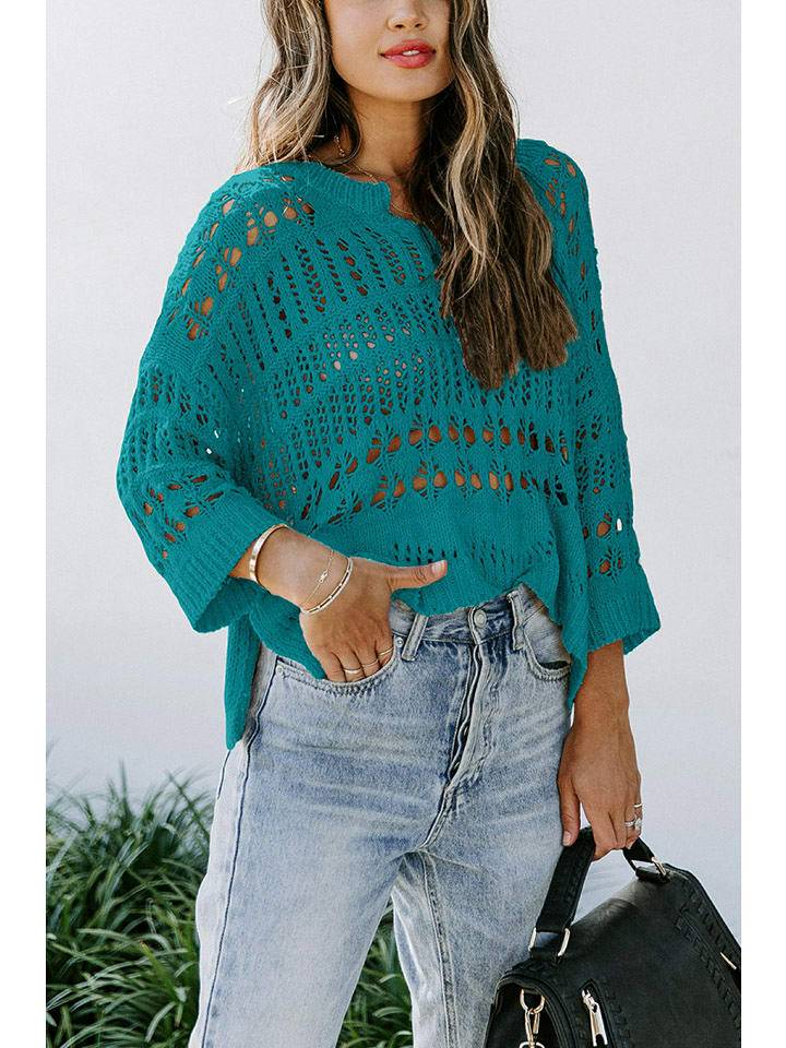 Milan Kiss Sweter w kolorze morskim rozmiar: XL