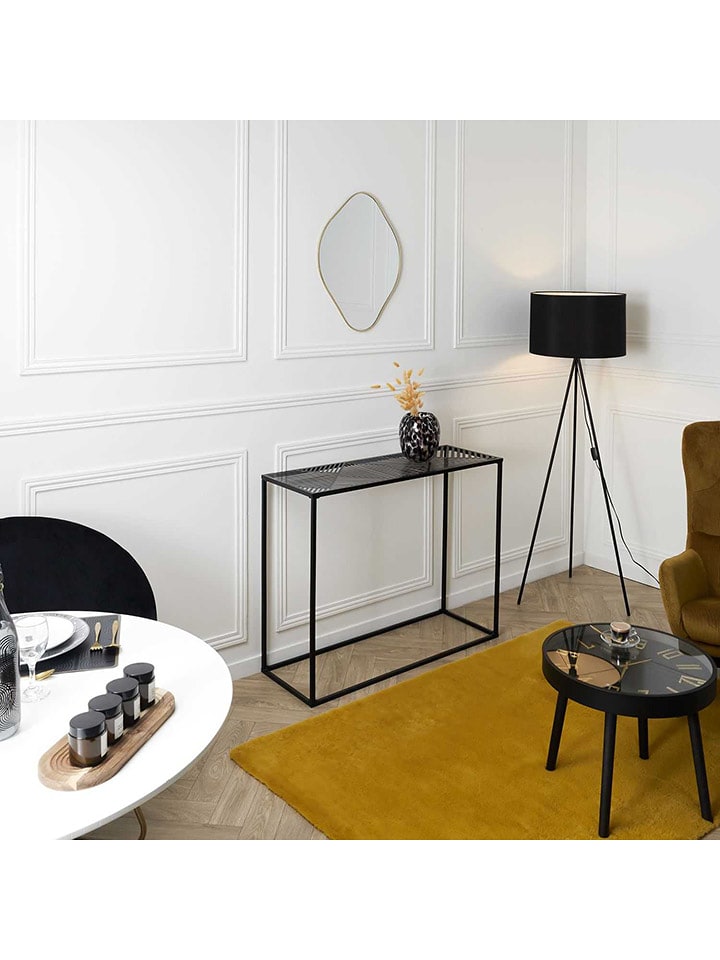 Rétro Chic Konsola "Riga" w kolorze czarnym - 100 x 77 x 35 cm rozmiar: onesize