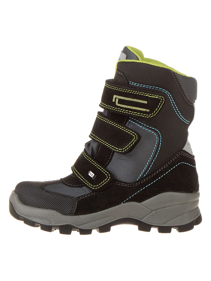 lamino Skórzane botki w kolorze czarnym rozmiar: 30