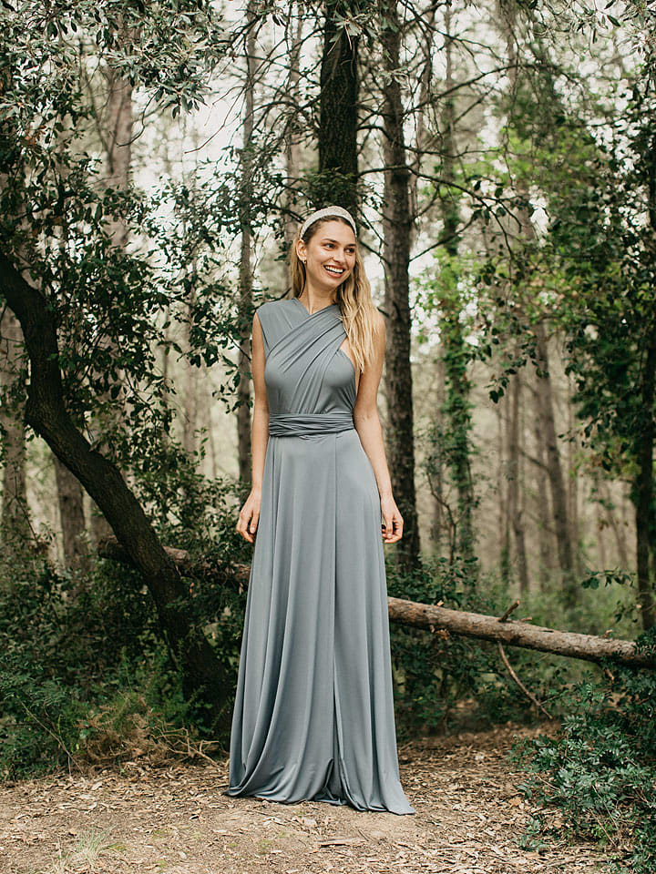 Ceylan Sukienka w kolorze szarym rozmiar: 34-44