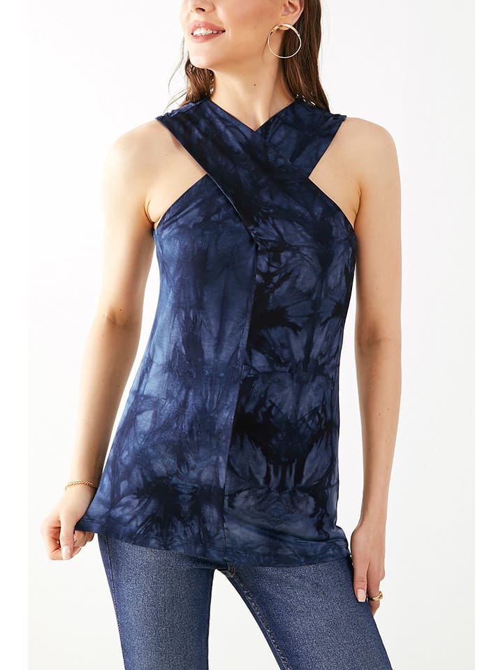 Milan Kiss Top w kolorze granatowym rozmiar: L