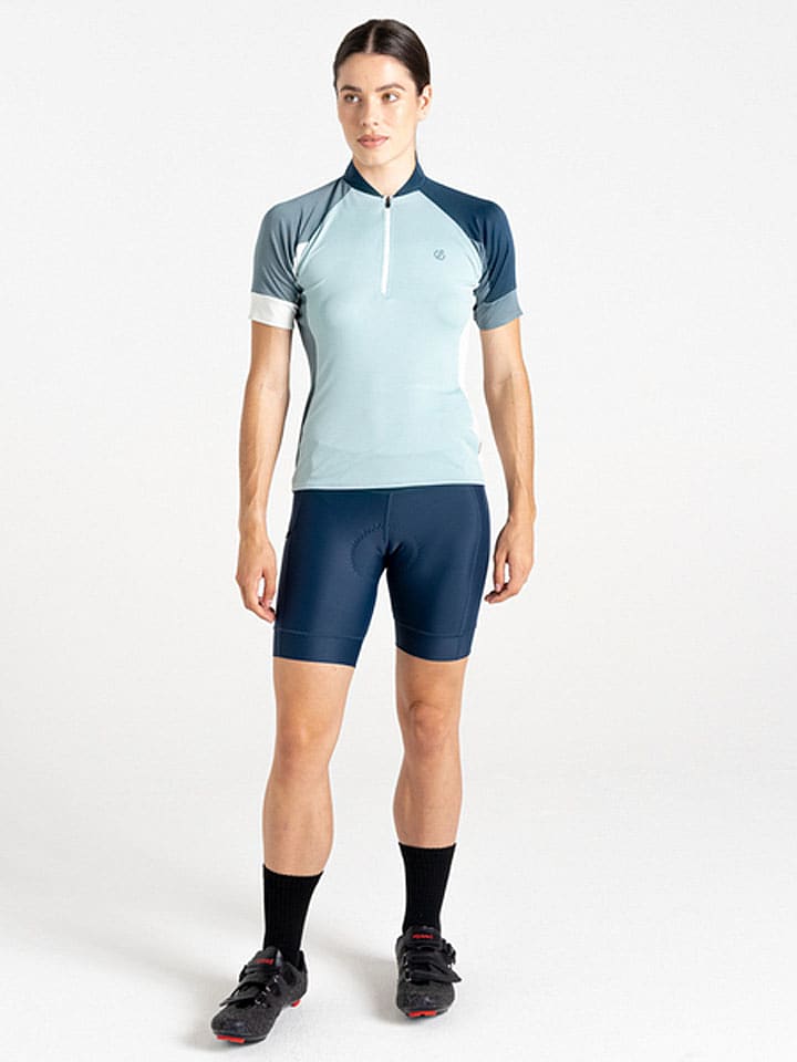 Dare 2b Koszulka kolarska "Flutter Jersey" w kolorze błękitno-granatowym rozmiar: 40