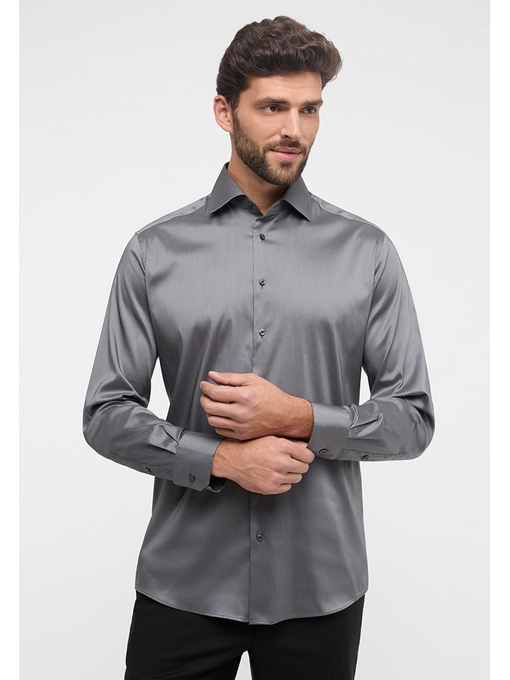 Eterna Koszula - Modern fit - w kolorze szarym rozmiar: 39