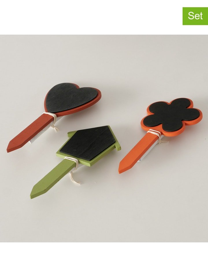 Boltze Dekoracje doniczkowe (2 szt.) "Bilje" w różnych kolorach - wys. 15 cm rozmiar: onesize