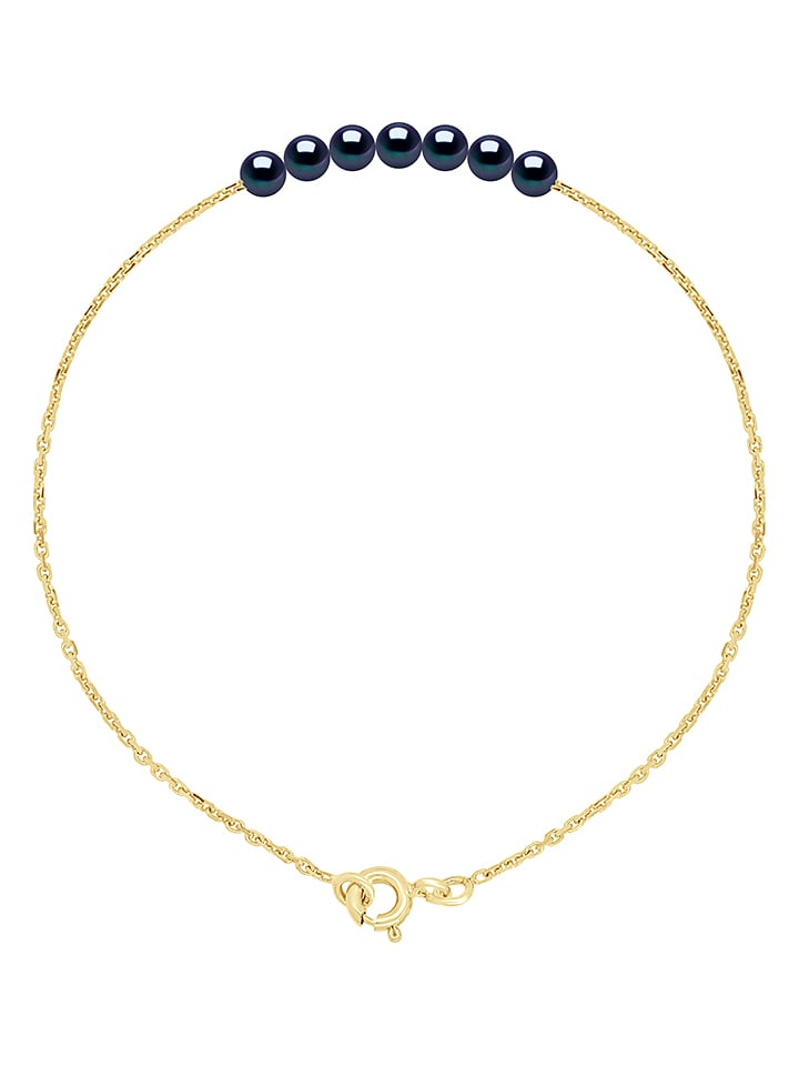 Mitzuko Złota bransoletka z perłami rozmiar: onesize