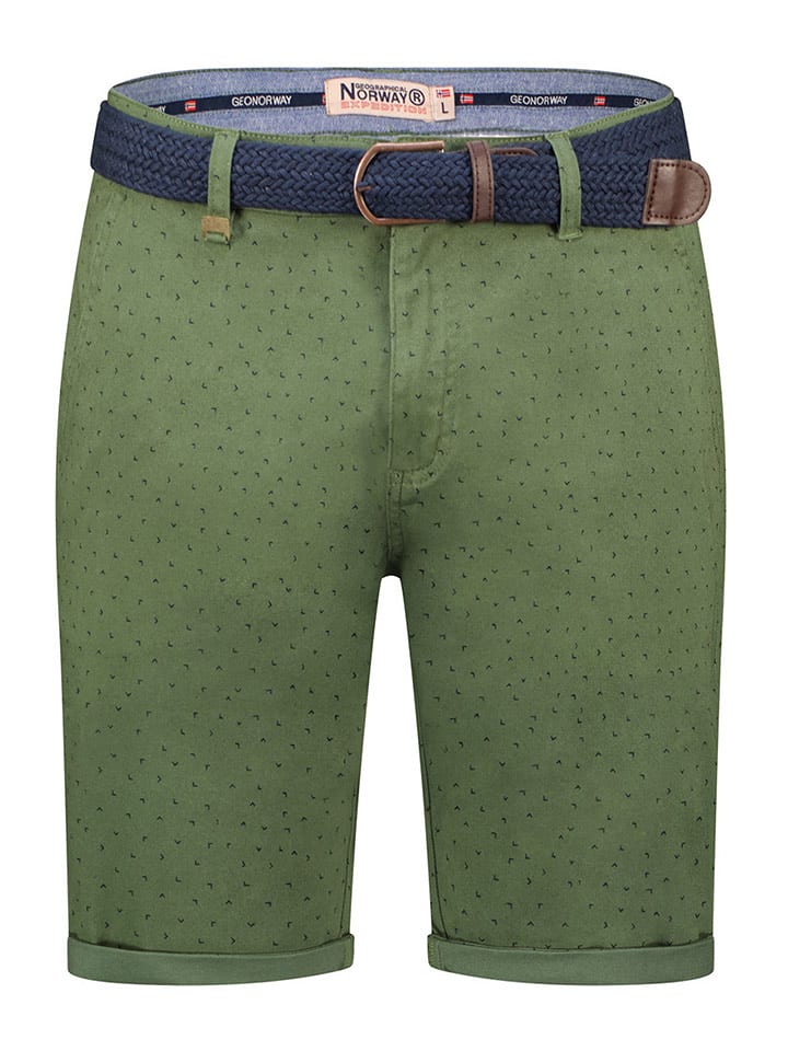 Geographical Norway Bermudy "Pacifique" w kolorze khaki rozmiar: XXL