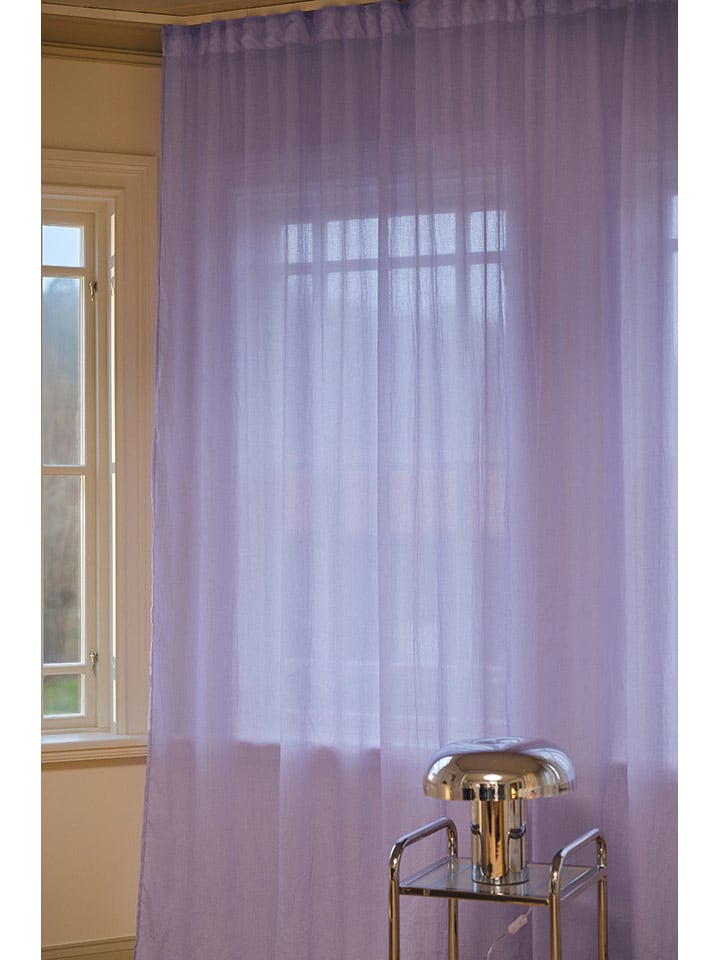 Jotex Zasłona "Layer" w kolorze fioletowym rozmiar: 250 cm