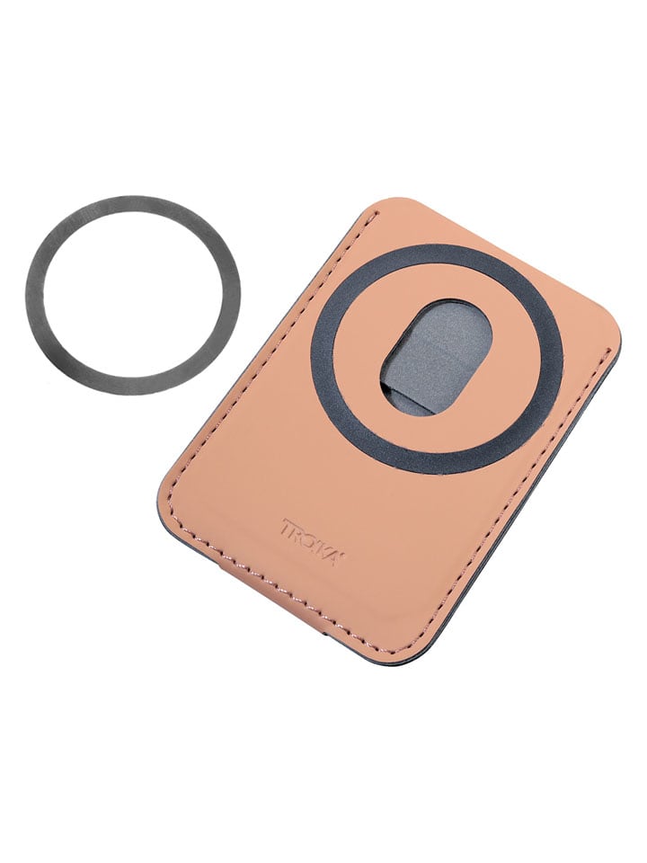 Troika Etui "MagSafe" w kolorze jasnobrązowym na karty - 6,5 x 9,5 x 5 cm rozmiar: onesize