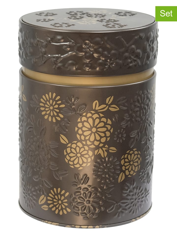 Eigenart Puszki (2 szt.) "Yumiko" w kolorze złoto-brązowym na herbatę - 500 g rozmiar: onesize