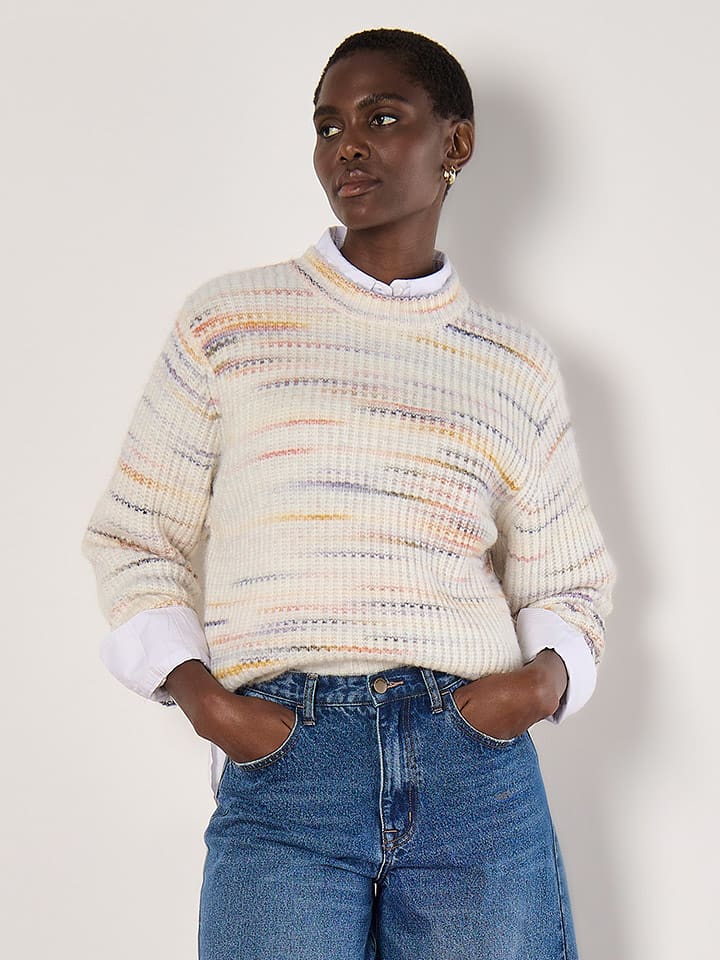 Apricot Sweter w kolorze białym rozmiar: XL