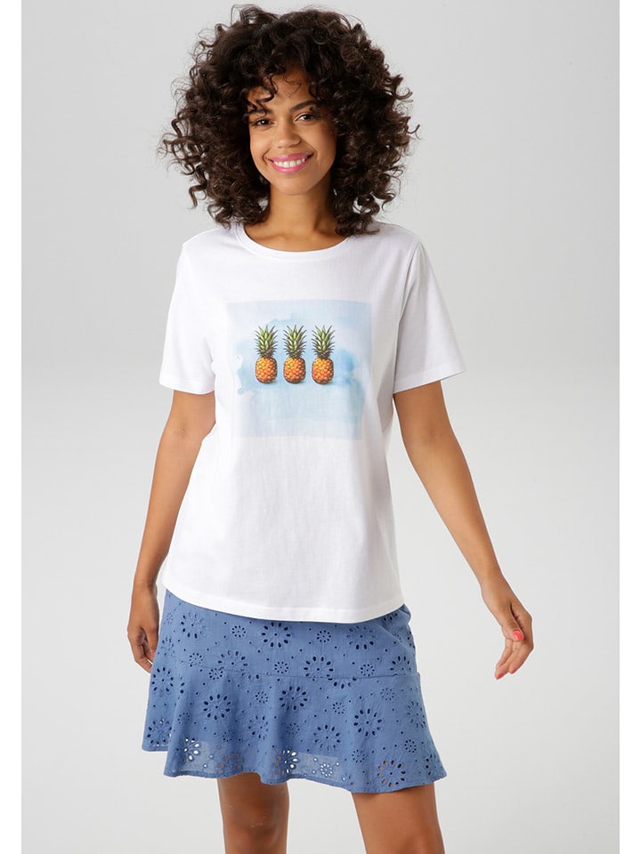 Aniston Koszulka w kolorze białym rozmiar: 40