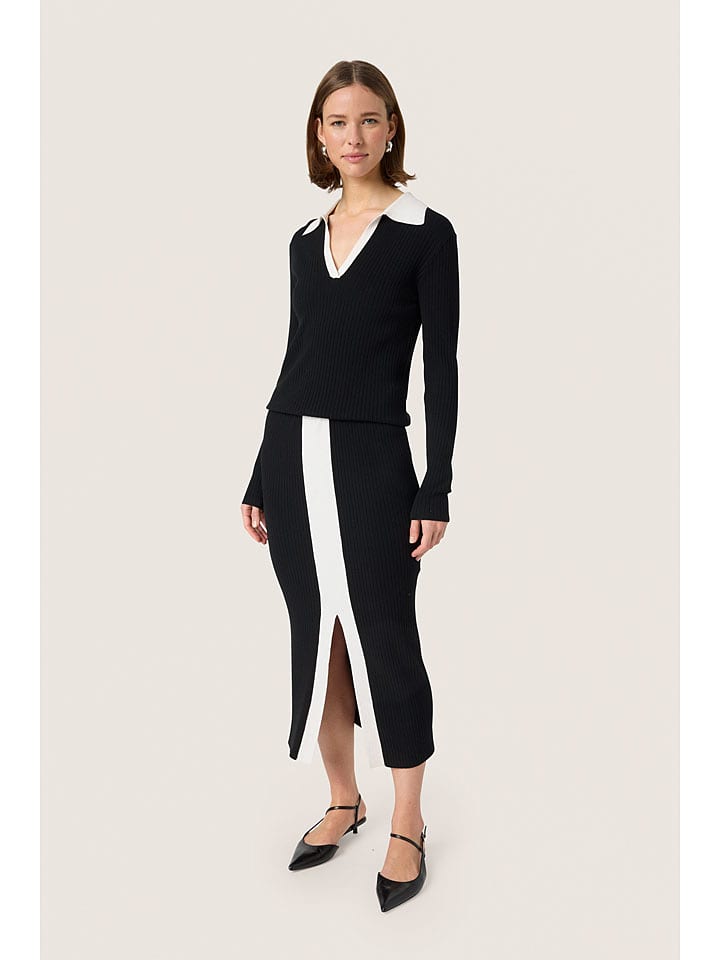 Soaked in Luxury Spódnica w kolorze czarnym rozmiar: L