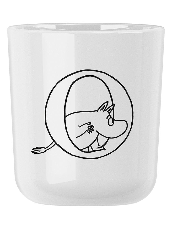 RIG-TIG Kubek "Moomin ABC - O" w kolorze białym - 200 ml rozmiar: onesize