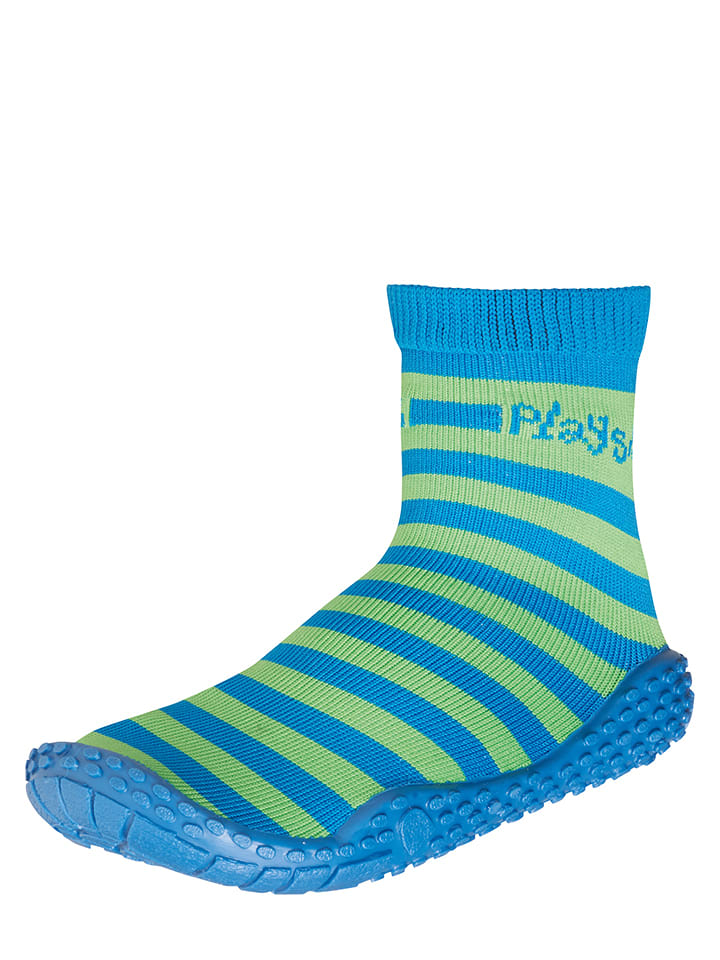 Playshoes Buty kąpielowe w kolorze turkusowo-zielonym rozmiar: 26/27