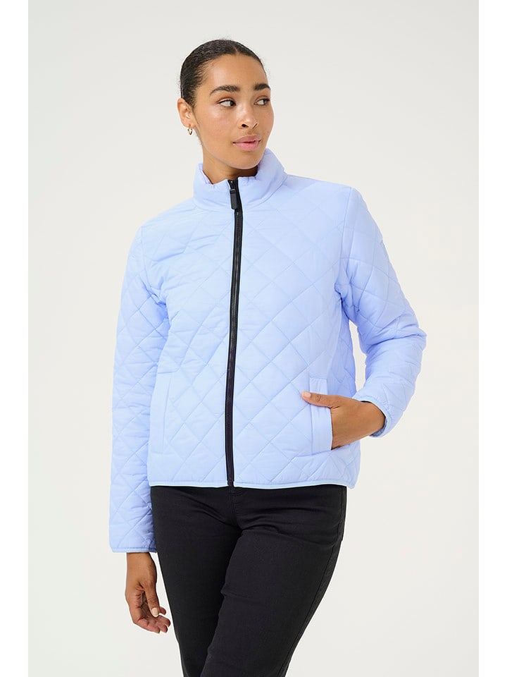 Kaffe Kurtka pikowana "Loreen" w kolorze błękitnym rozmiar: 42