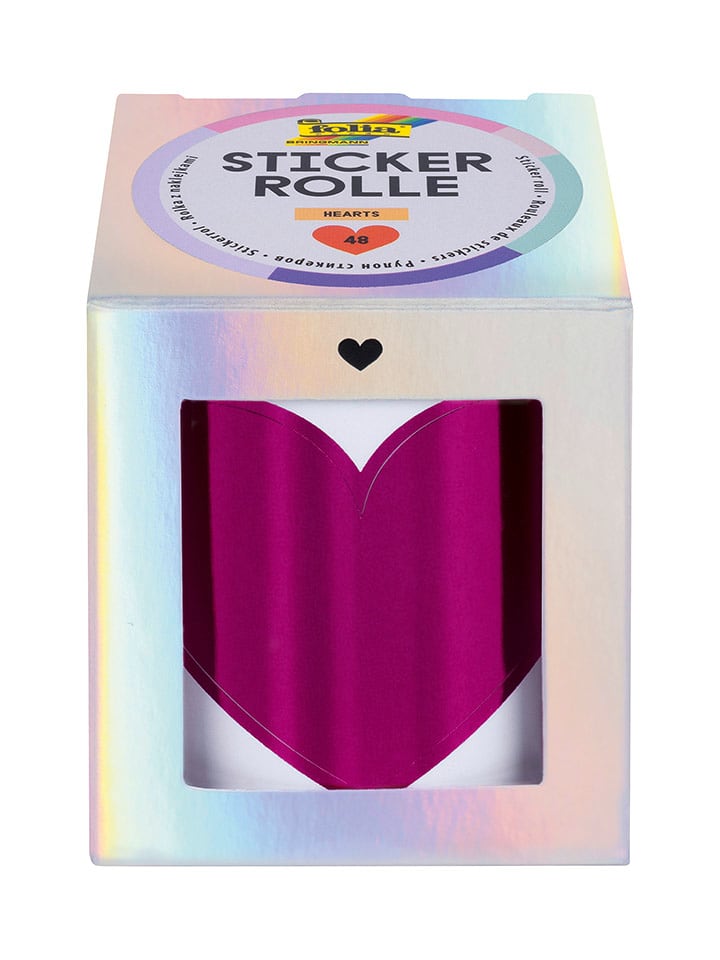 folia PAPER Naklejki (48 szt.) "Hearts" rozmiar: onesize