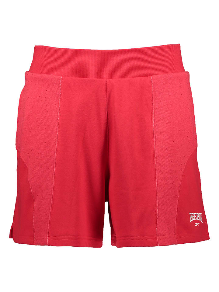 Reebok Szorty dresowe "Varsity" w kolorze czerwonym rozmiar: M