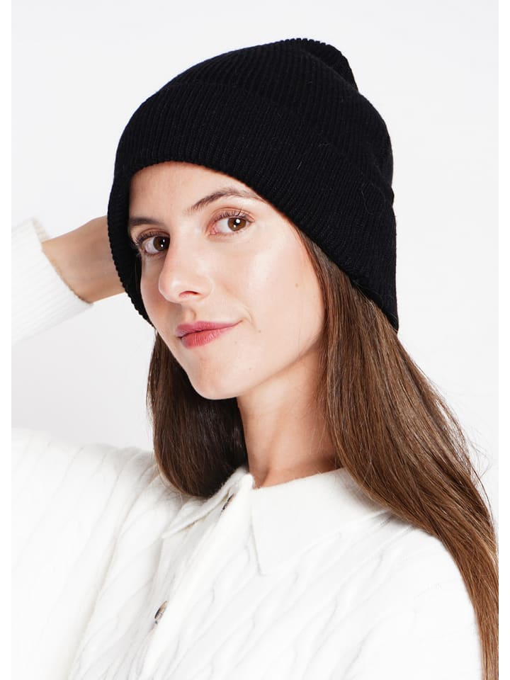 William de Faye Czapka beanie w kolorze czarnym rozmiar: onesize