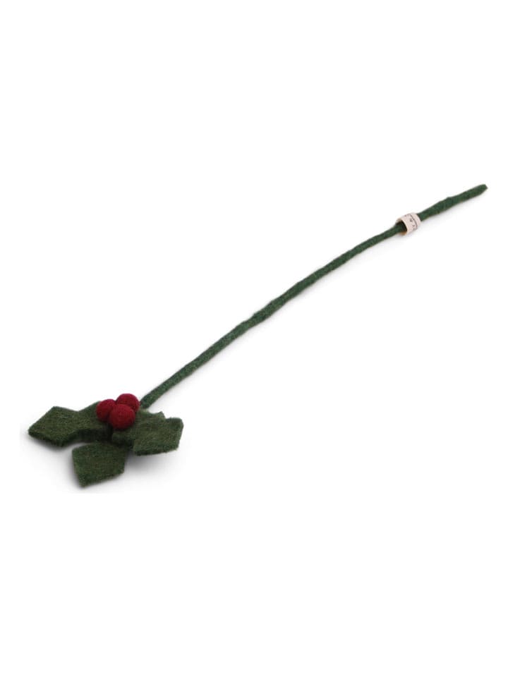 Gry & Sif Gałązka dekoracyjna w kolorze zielono-czerwonym - dł. 30 cm rozmiar: onesize