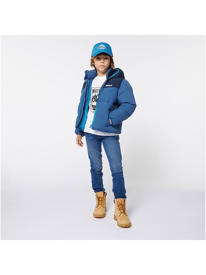 Timberland Kurtka pikowana w kolorze niebieskim rozmiar: 116