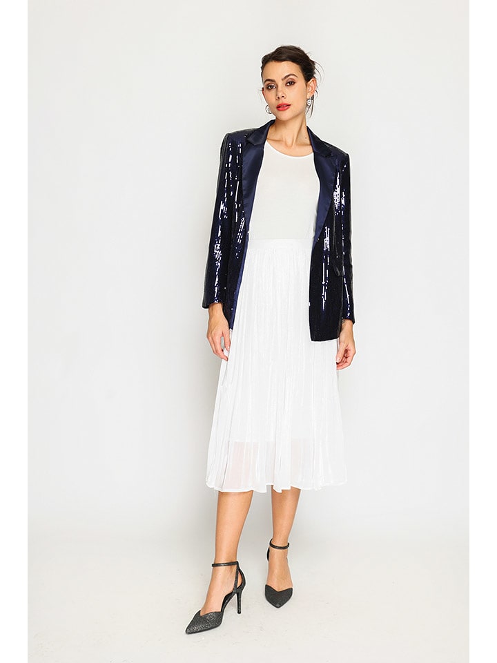 ASSUILI Spódnica w kolorze białym rozmiar: 42