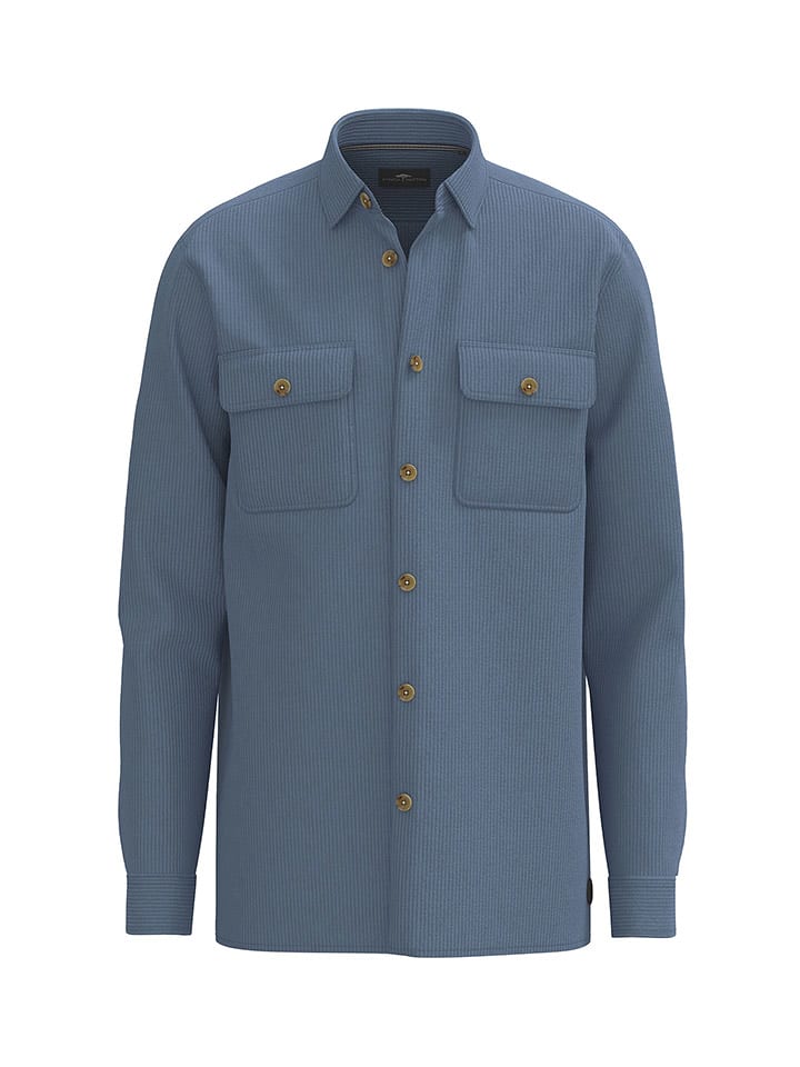 FYNCH-HATTON Kurtka koszulowa w kolorze szaroniebieskim rozmiar: XXL
