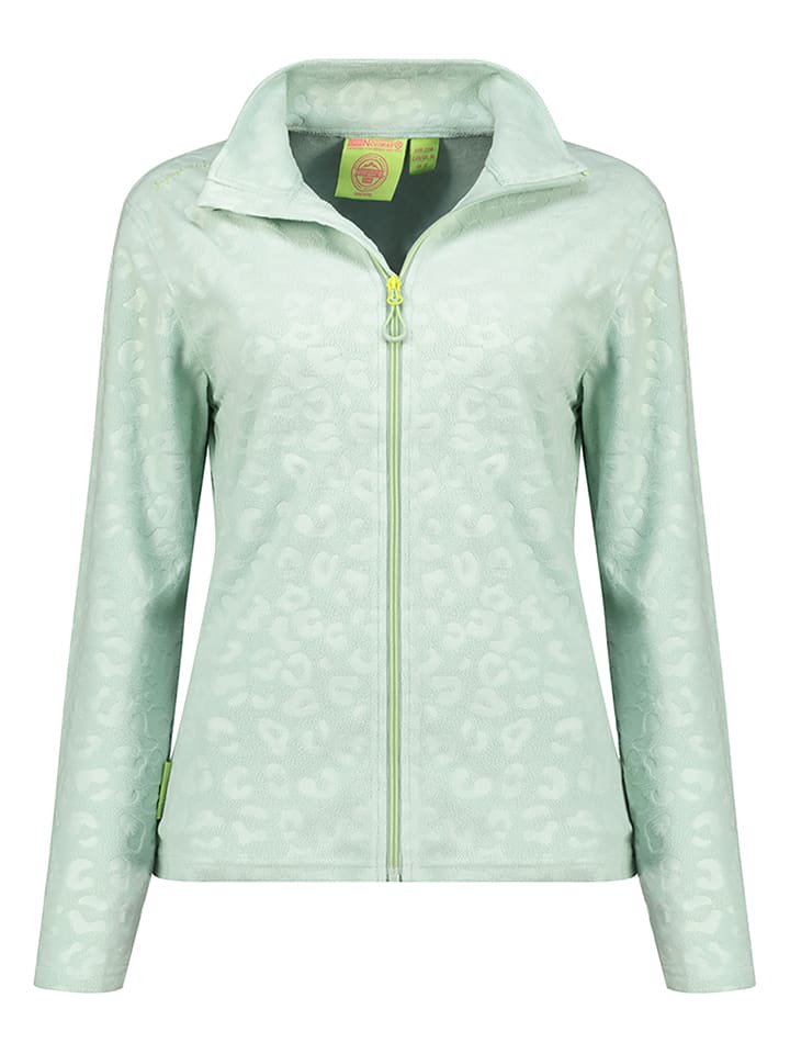 Geographical Norway Kurtka polarowa "Uminie" w kolorze jasnozielonym rozmiar: XXL