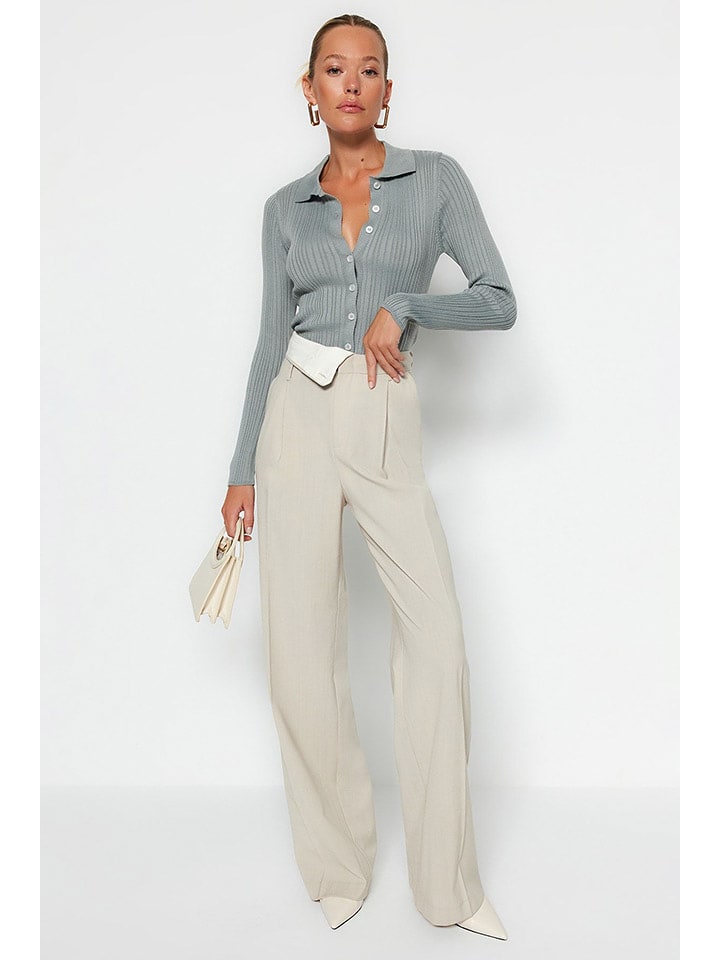 trendyol Kardigan w kolorze szarym rozmiar: XS